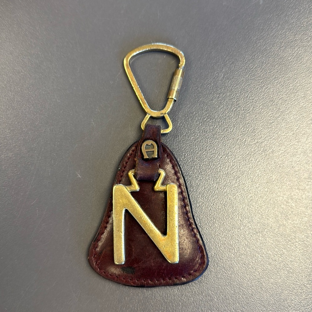Initial N key chain